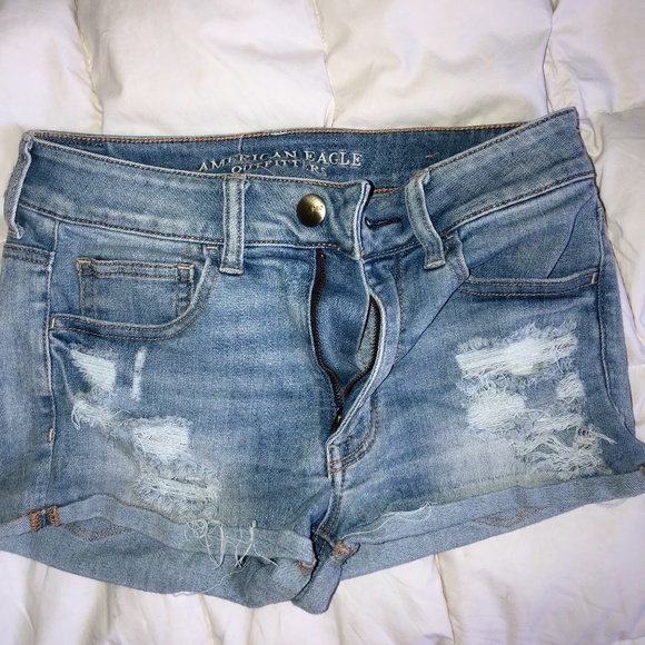 american eagle jean shorts womens